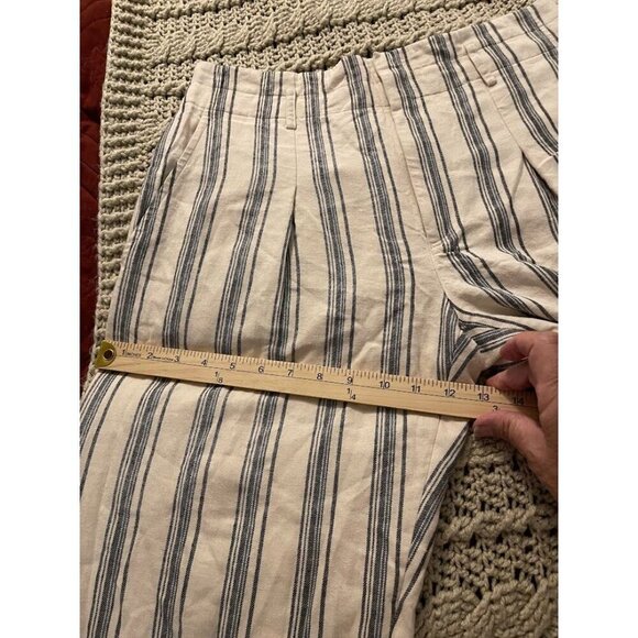 Lauren Ralph Lauren Striped‎ Linen & Viscose Blend Pants Women's Size 6 - Picture 6 of 13